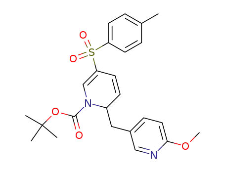 1(2H)-Pyridinecarboxylic acid,
2-[(6-methoxy-3-pyridinyl)methyl]-5-[(4-methylphenyl)sulfonyl]-,
1,1-dimethylethyl ester