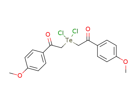 dichloro-bis-(4-methoxy-phenacyl)-λ<sup>4</sup>-tellane
