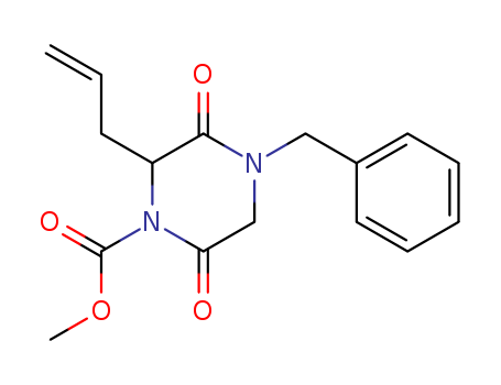 Methyl 2-allyl-4-benzyl-3,6-dioxopiperazine-1-carboxylate