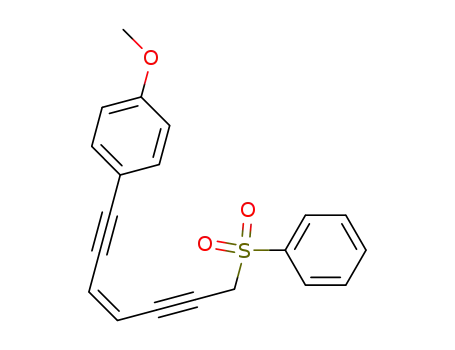 (Z)-1-(4-methoxyphenyl)-7-(phenylsulfonyl)-3-heptene-1,5-diyne