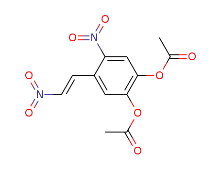 1,2-Benzenediol, 4-nitro-5-[(1E)-2-nitroethenyl]-, diacetate (ester)