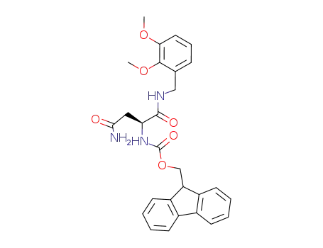 Molecular Structure of 857064-44-9 ([2-carbamoyl-1-(2,3-dimethoxy-benzylcarbamoyl)-ethyl]-carbamic acid 9<i>H</i>-fluoren-9-ylmethyl ester)