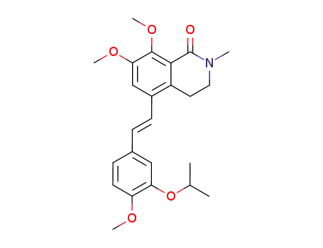 5-[2-(3-isopropoxy-4-methoxyphenyl)vinyl]-7,8-dimethoxy-2-methyl-3,4-dihydro-2H-isoquinolin-1-one