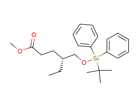 4-(<i>tert</i>-butyl-diphenyl-silanyloxymethyl)-hexanoic acid methyl ester