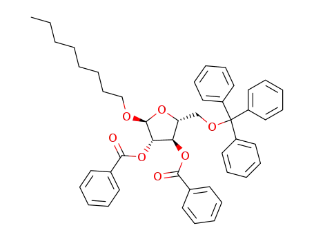octyl 2,3-di-O-benzoyl-5-O-triphenylmethyl-α-D-arabinofuranoside