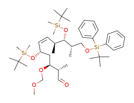 (2S,3S,5S,6Z,8S,9S,10S)-5,9-di-(tert-butyldimethylsiloxy)-11-(tert-butyldiphenylsiloxy)-3-methoxymethoxy-2,8,10-trimethyl-6-undecenal