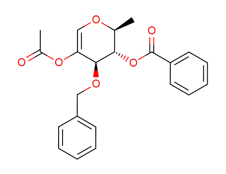 2-O-acetyl-1,5-anhydro-4-O-benzoyl-3-O-benzyl-6-deoxy-L-arabino-hex-1-enitol