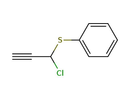 Benzene, [(1-chloro-2-propynyl)thio]-