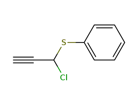 Molecular Structure of 13865-10-6 (Benzene, [(1-chloro-2-propynyl)thio]-)