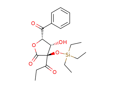 (2S,3S,4S)-4-benzoyl-3-hydroxy-2-(1-propanoyl)-2-triethylsiloxy-4-butanolide