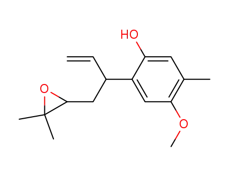 Phenol,
2-[1-[(3,3-dimethyloxiranyl)methyl]-2-propenyl]-4-methoxy-5-methyl-