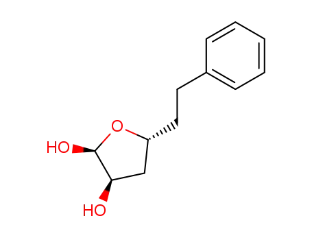 (2S,3R,5R)-5-Phenethyl-tetrahydro-furan-2,3-diol
