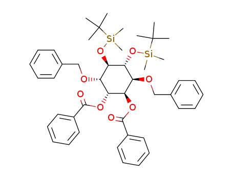 1,6-di-O-benzoyl-2,5-di-O-benzyl-3,4-bis-O-(tert-butyldimethylsilyl)-D-chiro-inositol