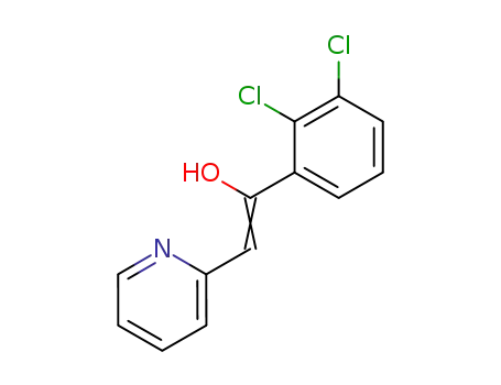 Molecular Structure of 191091-39-1 (Benzenemethanol, 2,3-dichloro-a-(2-pyridinylmethylene)-)