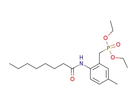(5-methyl-2-octanoylamino-benzyl)-phosphonic acid diethyl ester