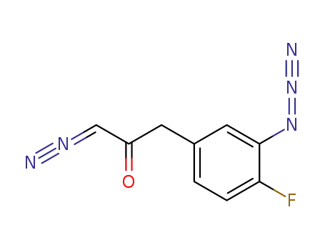 (3-azido-4-fluorophenyl)methyl diazomethyl ketone