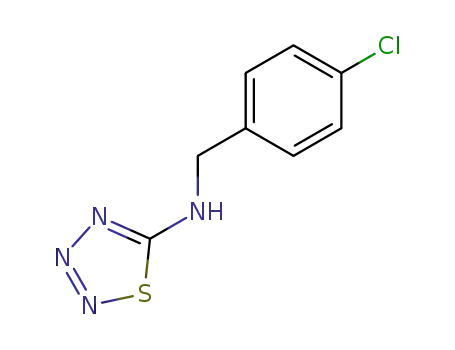 1,2,3,4-Thiatriazol-5-amine, N-[(4-chlorophenyl)methyl]-