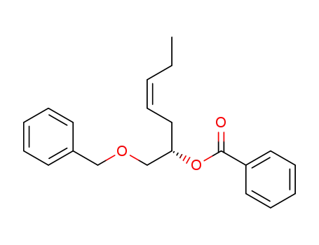 Benzoic acid (Z)-(S)-1-benzyloxymethyl-hex-3-enyl ester