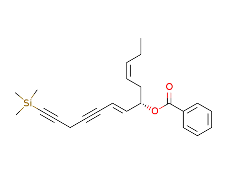 Benzoic acid (E)-(S)-1-((Z)-pent-2-enyl)-8-trimethylsilanyl-oct-2-ene-4,7-diynyl ester
