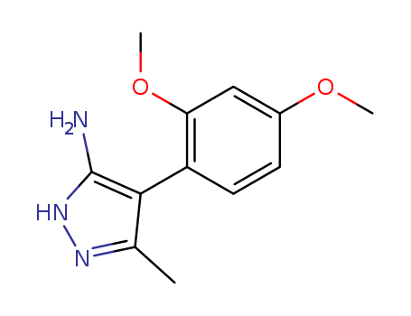 1H-Pyrazol-3-amine,4-(2,4-dimethoxyphenyl)-5-methyl-