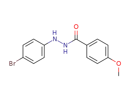 Molecular Structure of 712299-25-7 (Benzoic acid, 4-methoxy-, 2-(4-bromophenyl)hydrazide)