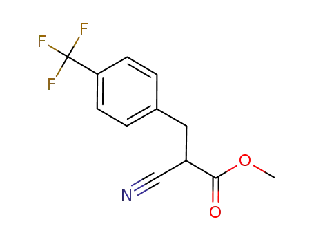 Benzenepropanoic acid, a-cyano-4-(trifluoromethyl)-, methyl ester