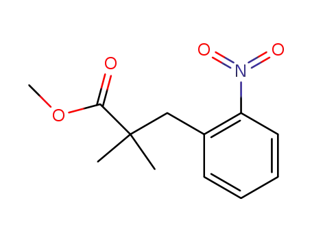 3-(2-nitrophenyl)-2,2-dimethylpropionic acid methyl ester
