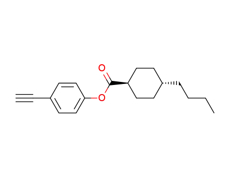 Cyclohexanecarboxylic acid, 4-butyl-, 4-ethynylphenyl ester, trans-
