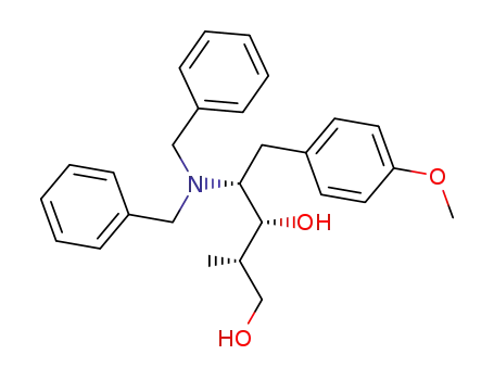 (2S,3R,4R)-4-N,N-dibenzylamino-3-hydroxy-5-(4-methoxyphenyl)-2-methylpentan-1-ol