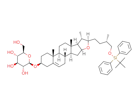 26-O-tert-butyldiphenylsilyl-3β-O-(β-D-glucopyranosyl)-(25R)-furost-5-en