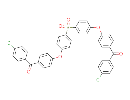 Molecular Structure of 123853-71-4 (4,4'-bis(4''-(4'''-chlorobenzoyl)phenoxy)diphenylsulfone)