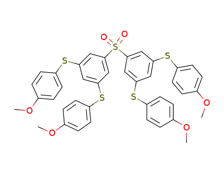 Benzene, 1,1'-sulfonylbis[3,5-bis[(4-methoxyphenyl)thio]-