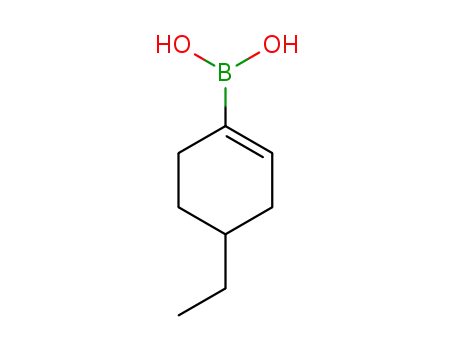 Molecular Structure of 871329-72-5 (4-ETHYLCYCLOHEXEN-1-YLBORONIC ACID)