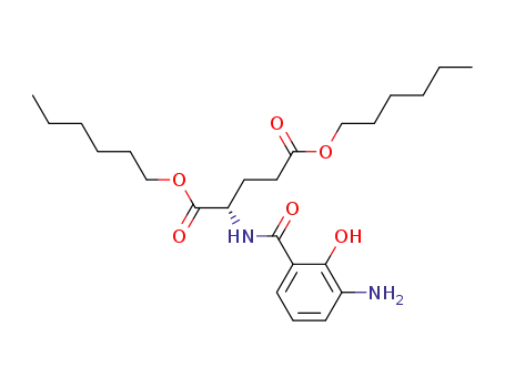 (S)-2-(3-Amino-2-hydroxy-benzoylamino)-pentanedioic acid dihexyl ester