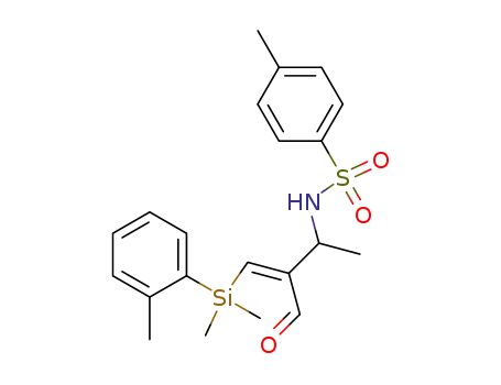 Benzenesulfonamide,
N-[(2Z)-3-[dimethyl(2-methylphenyl)silyl]-2-formyl-1-methyl-2-propenyl]-4
-methyl-