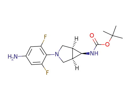 [(1R,5S,6R)-3-(4-Amino-2,6-difluoro-phenyl)-3-aza-bicyclo[3.1.0]hex-6-yl]-carbamic acid tert-butyl ester