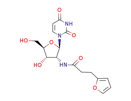 Uridine, 2'-deoxy-2'-[[3-(2-furanyl)-1-oxopropyl]amino]-