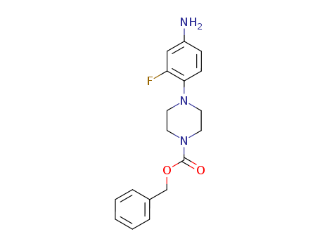 benzyl 4-(4-amino-2-fluorophenyl)piperazine-1-carboxylate
