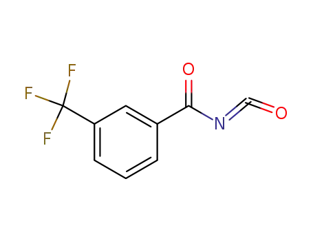 Molecular Structure of 66244-09-5 (Benzoyl isocyanate, 3-(trifluoromethyl)-)