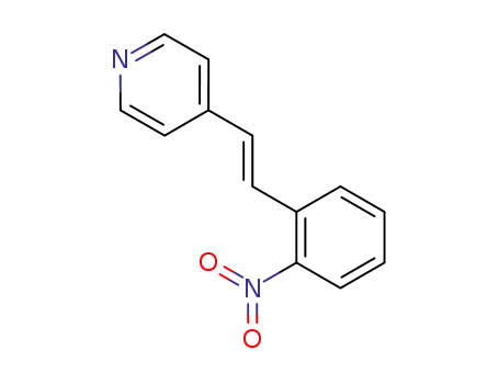Molecular Structure of 138457-93-9 (Pyridine, 4-[(1E)-2-(2-nitrophenyl)ethenyl]-)