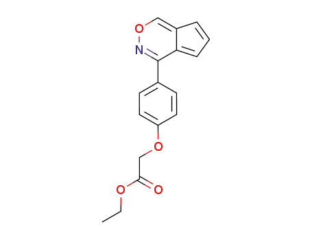 Acetic acid, (4-cyclopent[d][1,2]oxazin-4-ylphenoxy)-, ethyl ester