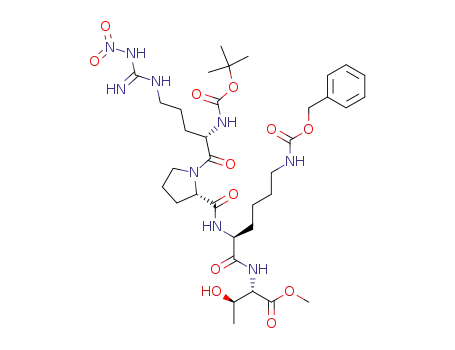 Boc-Arg(NO<sub>2</sub>)-Pro-Lys(Z)-ThrOMe