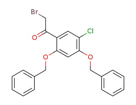 1-(2,4-bis-benzyloxy-5-chloro-phenyl)-2-bromo-ethanone