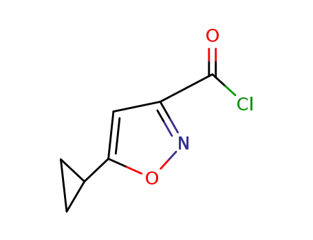 3-이속사졸카르보닐 클로라이드, 5-시클로프로필-(9CI)