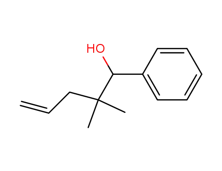 2,2-dimethyl-1-phenyl-pent-4-en-1-ol