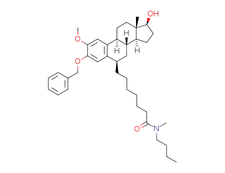 N-butyl-N-methyl-7-(3-benzyloxy-17β-hydroxy-2-methoxyestra-1,3,5(10)-trien-6β-yl)heptanamide