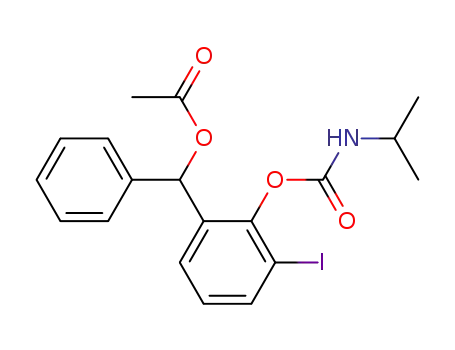 acetic acid (3-iodo-2-isopropylcarbamoyloxy-phenyl)-phenyl-methyl ester