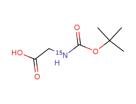 Molecular Structure of 106665-75-2 (BOC-[15N]GLY-OH)