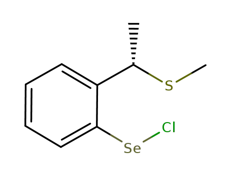 Benzeneselenyl chloride, 2-[(1S)-1-(methylthio)ethyl]-
