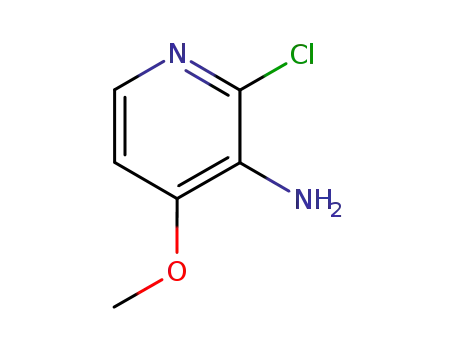 Molecular Structure of 173435-34-2 (3-Pyridinamine,  2-chloro-4-methoxy-)